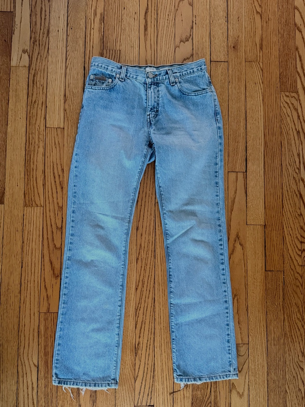 Calvin Klein Jeans Light Blue Straight Leg Jeans